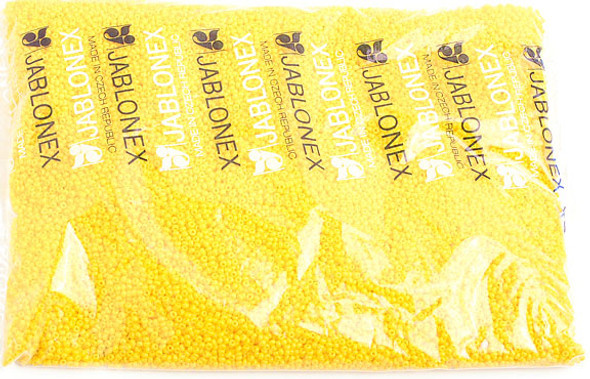 Czech Seedbead 10/0 500g  Opaque Gold Yellow