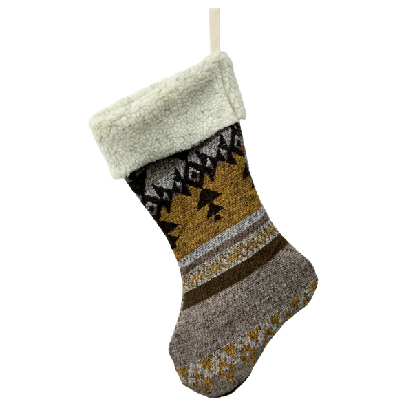 Christmas Stocking Tribal Design - Badlands