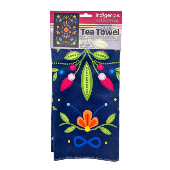 Tea Towel Microfiber "Amethyst" Lisa Berry