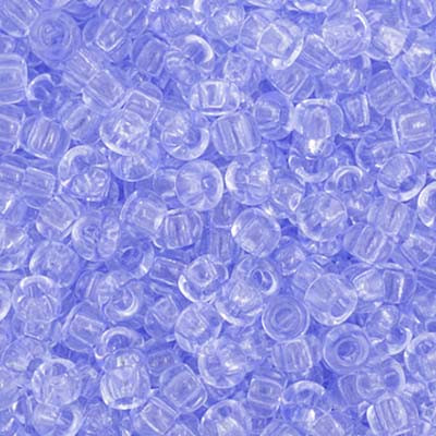 Czech Seedbead 11/0  Transparent Tanzanite Dyed 22g Vial