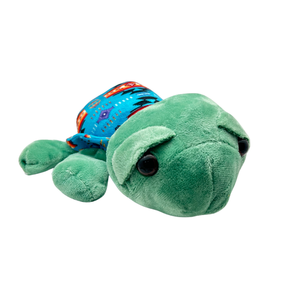 Plush Toy 10" Southwest Multicolors Design Turtle