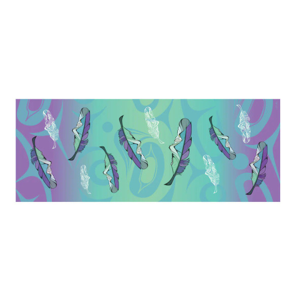 Scarf  "Healing Feather "Michelle Stoney 70"X21.5"