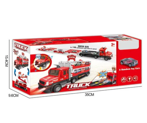 2 In 1 Track Truck Deformation Storage