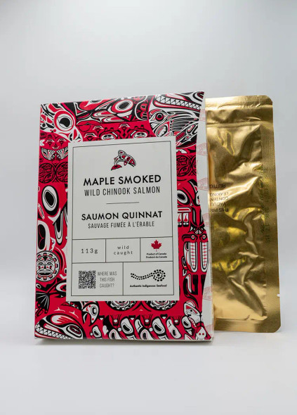 Wild Chinook Salmon Maple Smoked