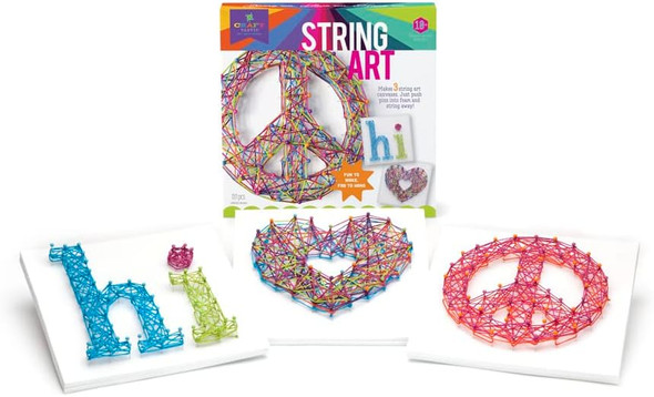 String Art 181pcs 3 String Art Canvases Kit