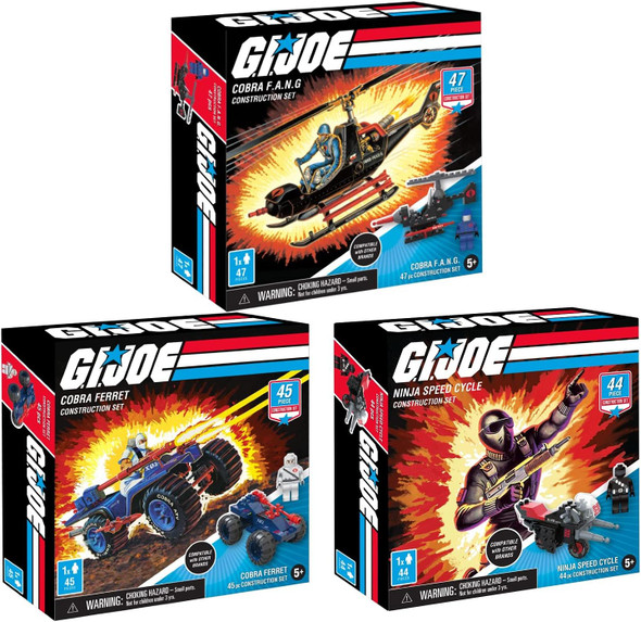 G.I.JOE Construction Set Asst Hasbro