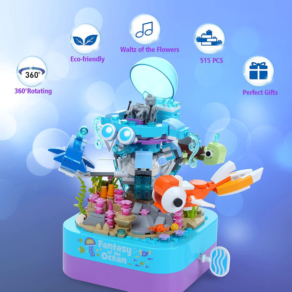 DIY Music Box Fantasy Of The Ocean Jaki