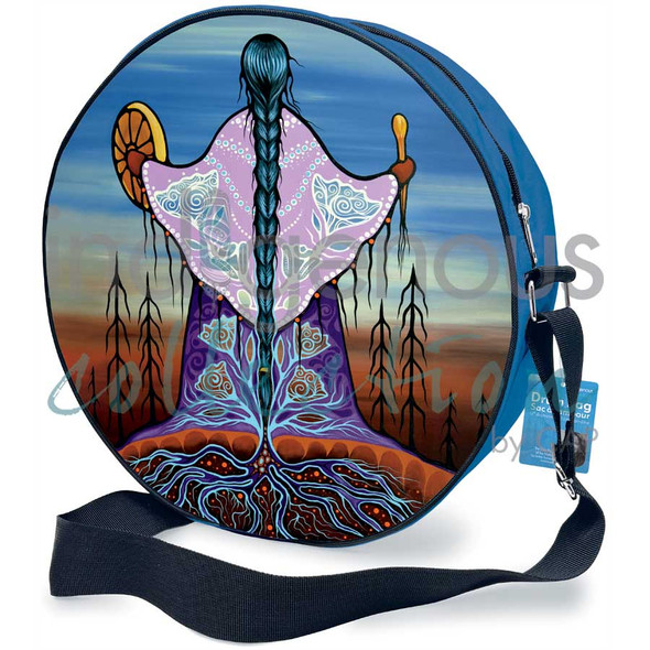 Drum Bag 17" Artists "Heartbeat of the Nation "  Jackie Traverse