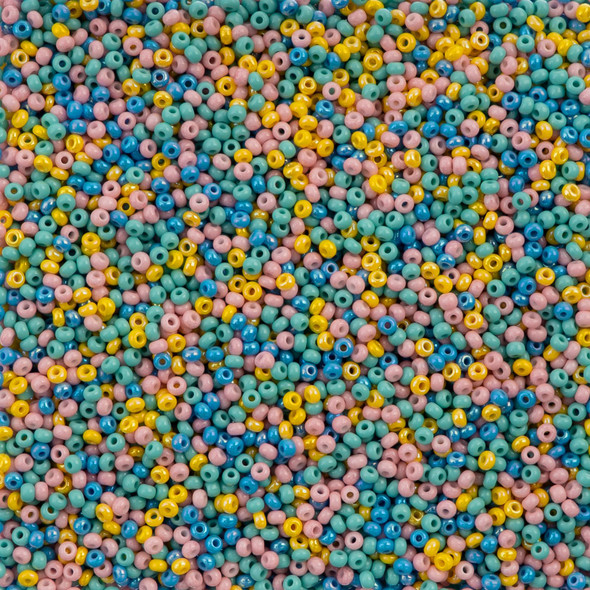 Czech Seed Bead 10/0 Retro Pop Mix 22g Vial
