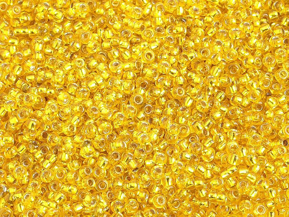 Czech Seed Bead 10/0  S/L Yellow 22g Vial