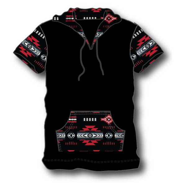 Hooded T-shirt Red Southwest