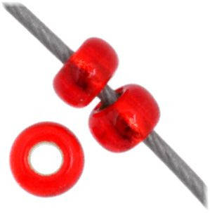 Czech Seed Bead 11/0 Light Red S/L 22g Vial