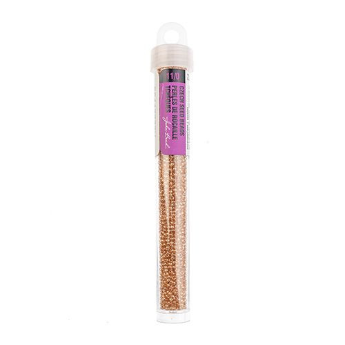 Czech Seed Bead 11/0 Crystal Brown Luster 23g Vial
