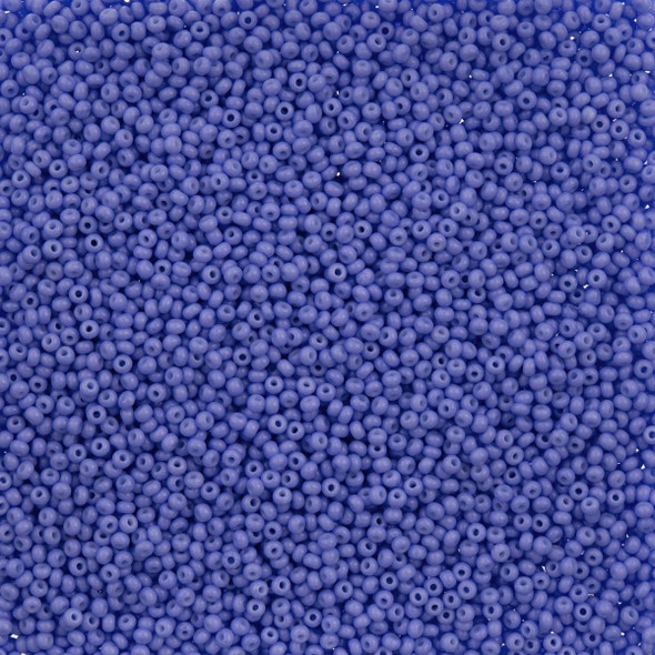 Czech Seedbead 11/0 Purple Chalk Dyed Solgel 22g Vial