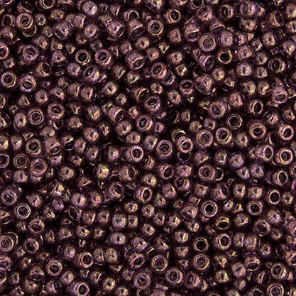 Miyuki Seedbead 11/0 Amethyst Gold Luster 22g Vial