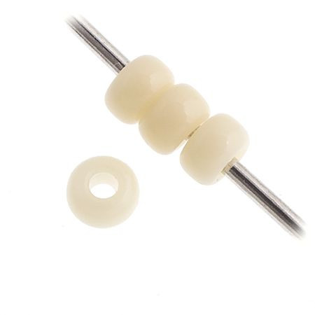 Miyuki Seedbead 11/0 Opaque Dark Cream 22g Vial