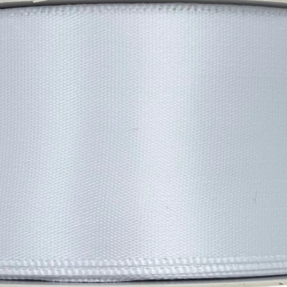Satin Ribbon By The Roll 30m White