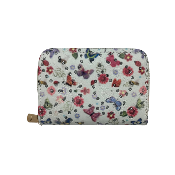 Card Wallet Butterfly  W Rhinestones