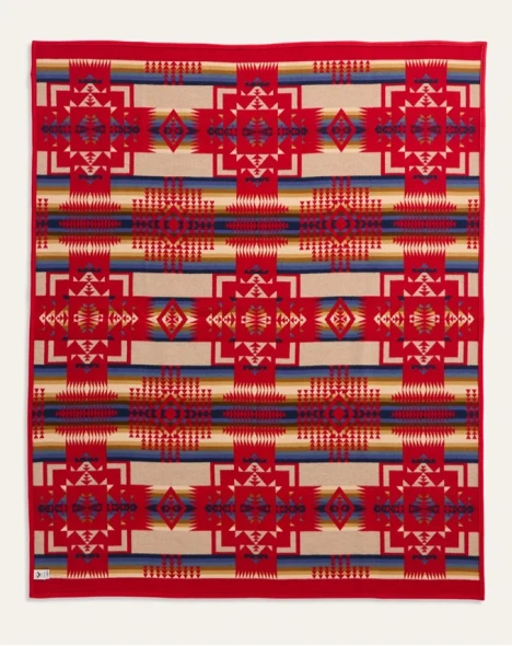 Robe Chief Joseph Scarlet Pendleton Blanket