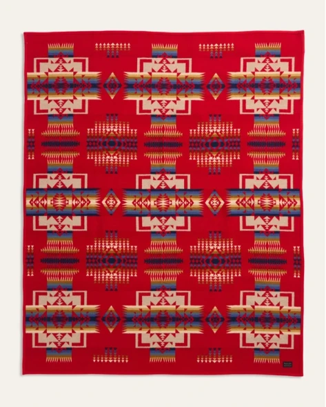 Robe Chief Joseph Scarlet Pendleton Blanket