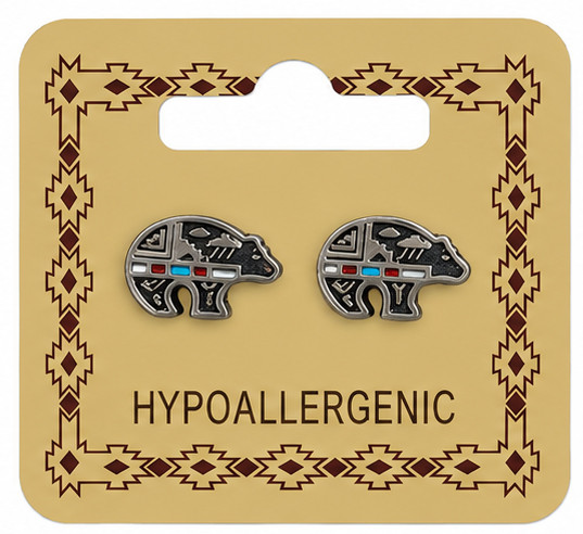 BEAR - POST EARRING