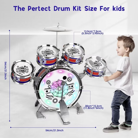 JAZZ DRUM MUSICAL PLAY SET