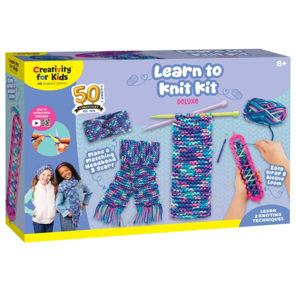 Learn to Knit Deluxe Kit
