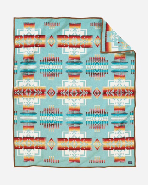 Robe Chief Joseph Aqua  Pendleton Blanket 64" X 80"