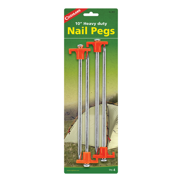 10" Nail Pegs - 4 Pk Coghlan's