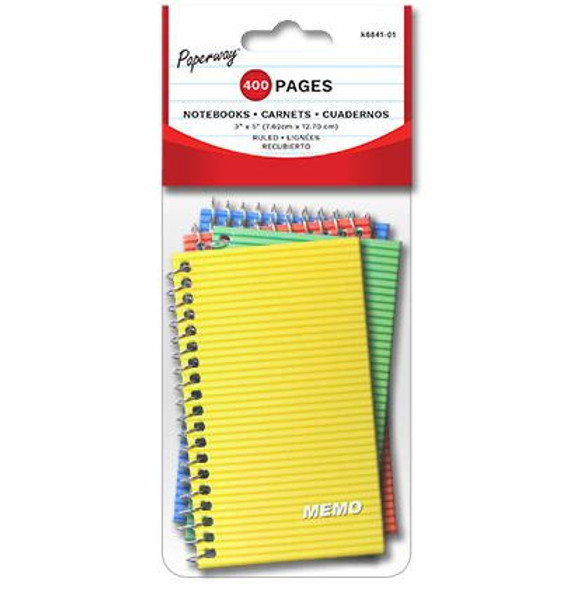 Memo Pads - 3" X 5" - 4 Pk