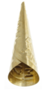 Jingle Cones 64Mm 25 Pk Brass Mcpherson