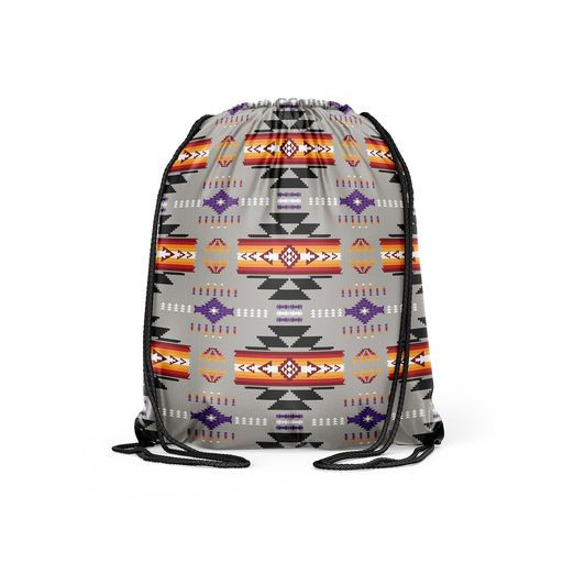 Drawstring Backpack Black  Southwest