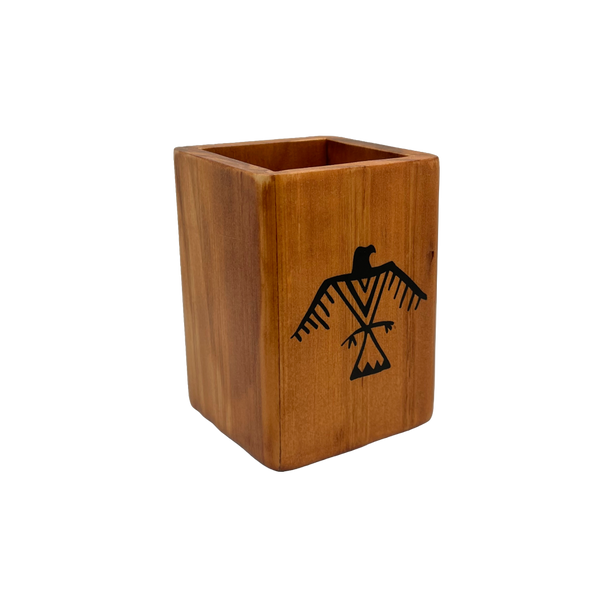 Animal Wooden Pencil Holder  3.5" X 2.5" 3.5"
