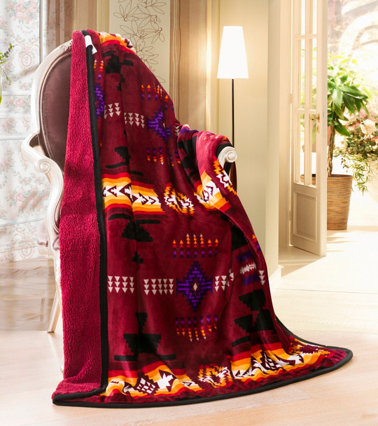 Sherpa Throw 50 X 60 Southwest