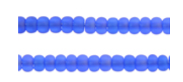 Czech Seed/Pony Bead 6/0 Tr.Lt.Blue  Ab Matt 22g Vial