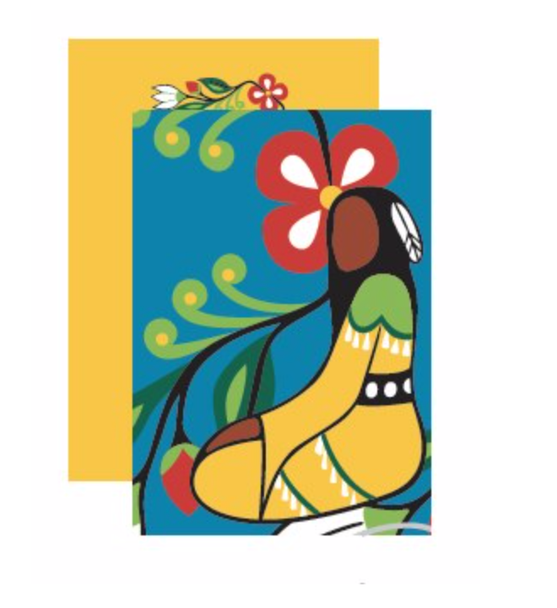 Notebook Native 4"X5.5" "Her Jingle Dress" Sharifah M.
