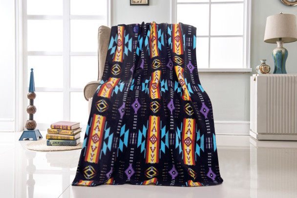 Fleece Throw Southwest 50X60