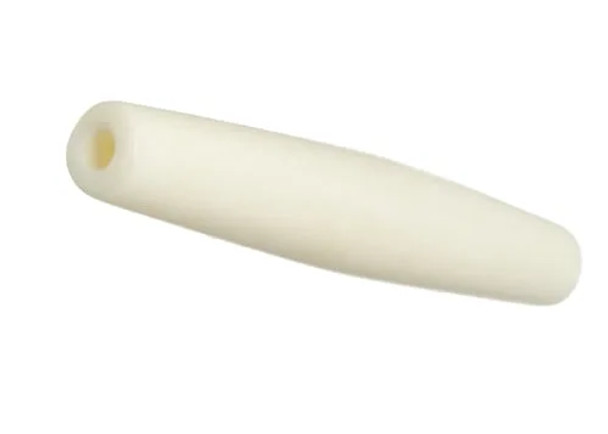 Bone Hairbone Pipe 2" 10pcs Ivory Oval