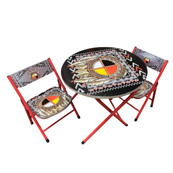 Table & Chair Kids Set Medicine Wheel