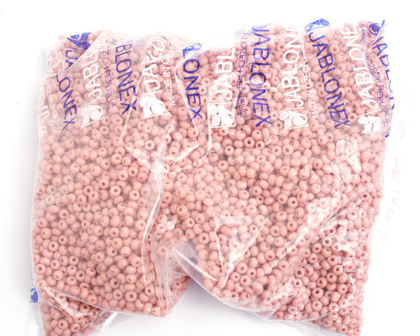 Czech Pony Beads Size 6 Op.Pink 500g Preciosa
