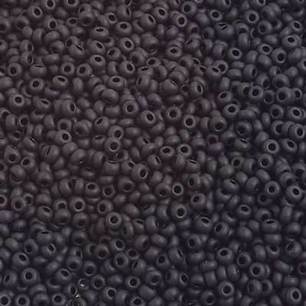 Beads 10 Hank Op.Black Matte Preciosa