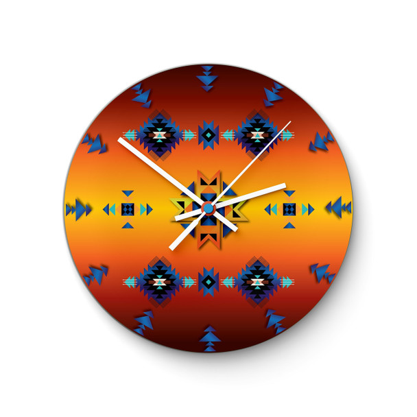 Wall Clock 12"  Diamond Star