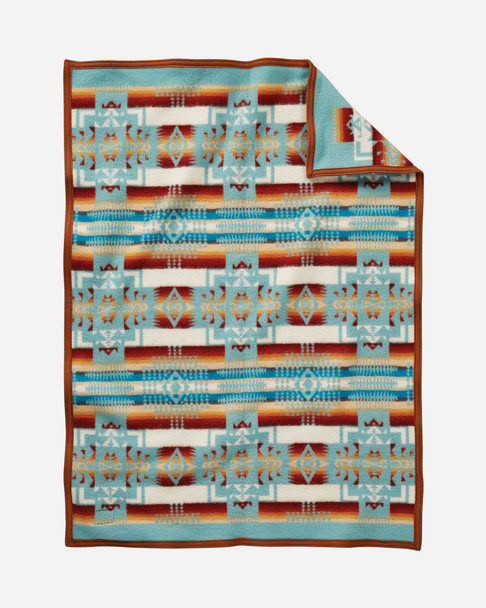 Baby Blanket Chief Joseph Aqua Pendleton Muchacho