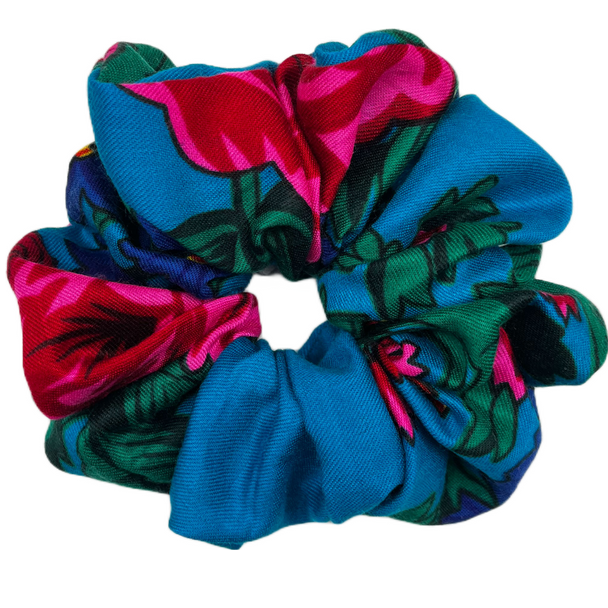 Large Kokom Floral Hair Scrunchy Assorted