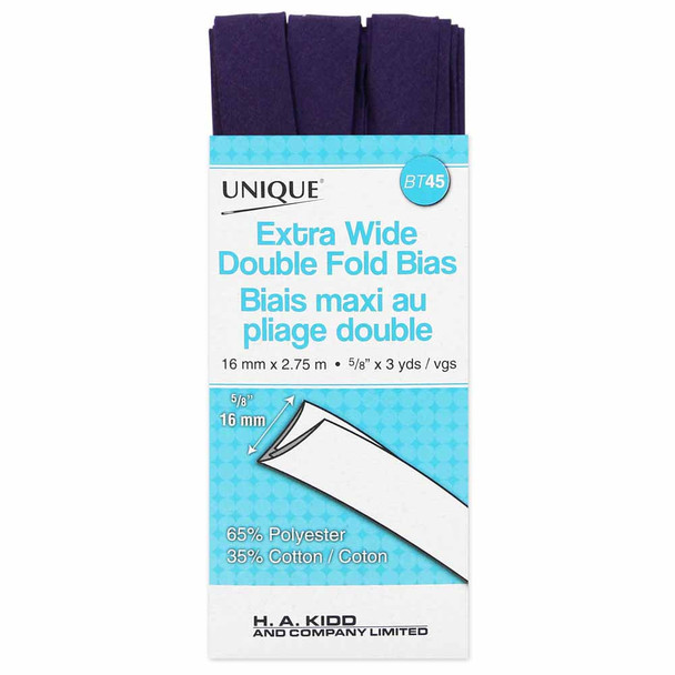 X Wide Double Fold Bias Purple #430 2.75M