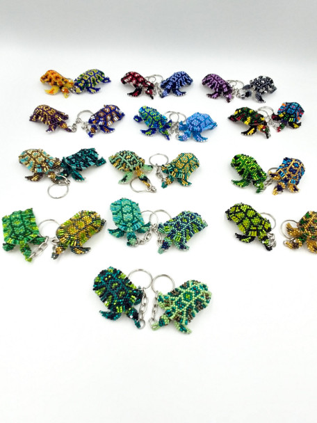 Beaded Keychain Turtle Small Assorted