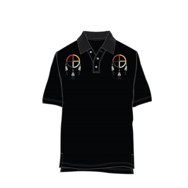 Polo Shirt Medicine Wheel