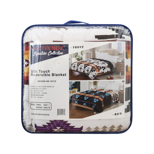 Mink Blanket 2 Ply Twin Size Southwest