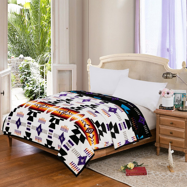 Mink Blanket 2 Ply Twin Size Southwest