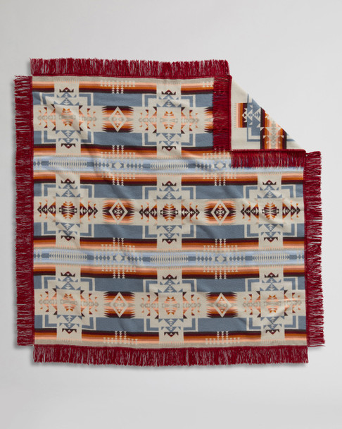 Shawl Chief Joseph Rosewood With Fringe Pendleton